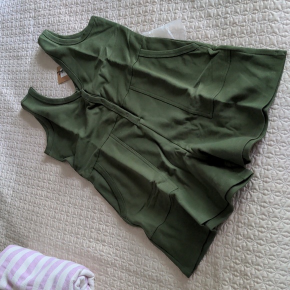 BNWT The Henley Romper by Franc Olive green - Picture 6 of 8